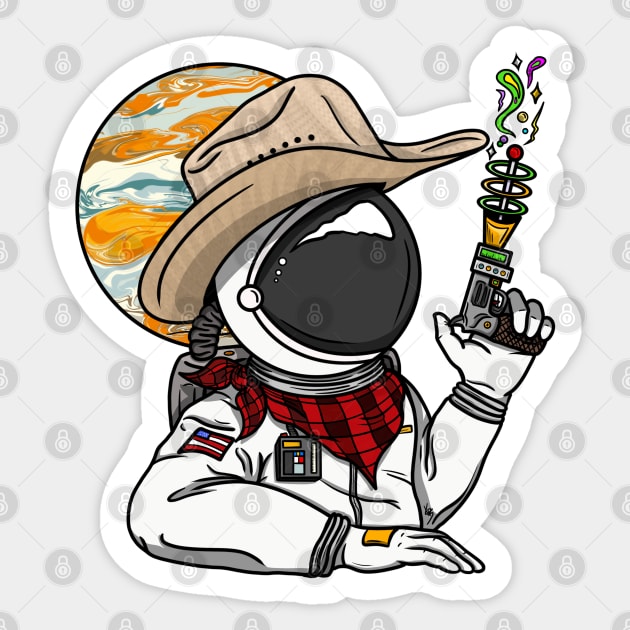 Space Cowboy Sticker by KayyArkham